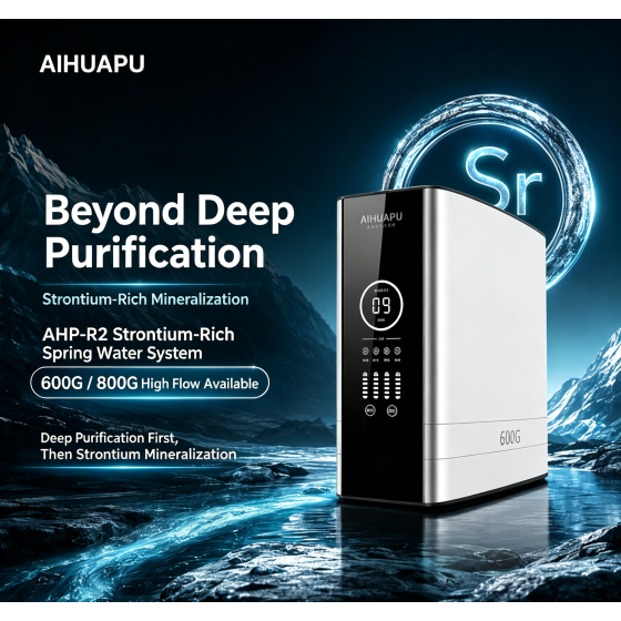 AIHUAPU AHP‑R2 Strontium‑Rich Spring Water RO System